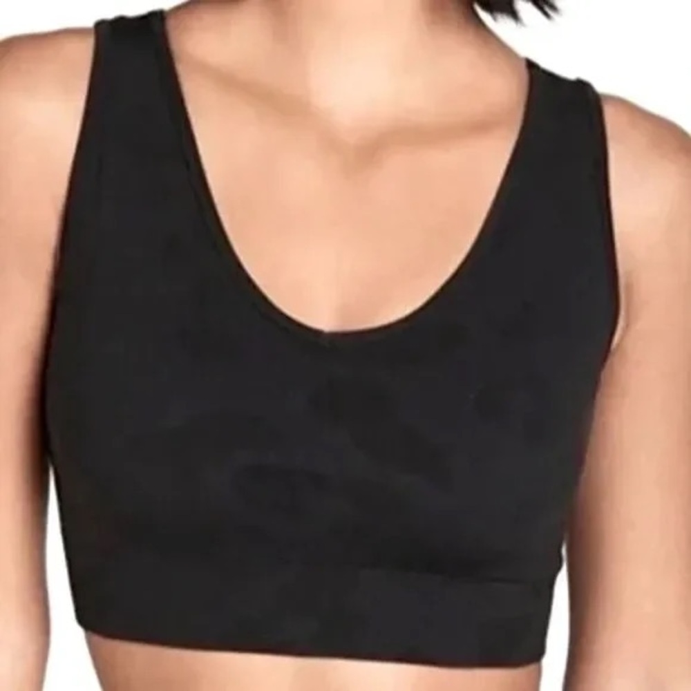 Phat Buddha Women's Black Crop Bra
